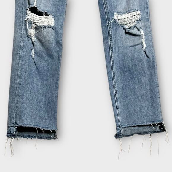 RAG & BONE 10 Inch Stove Pipe Prospector Distressed Step Hem Size 25 Revolve - Picture 4 of 8